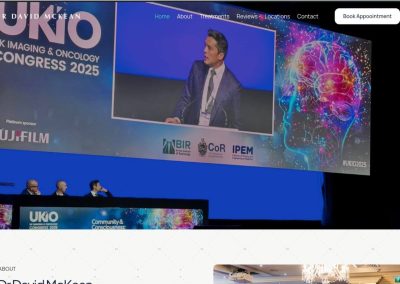 Consultant Musculoskeletal Radiologist: Dr David McKean